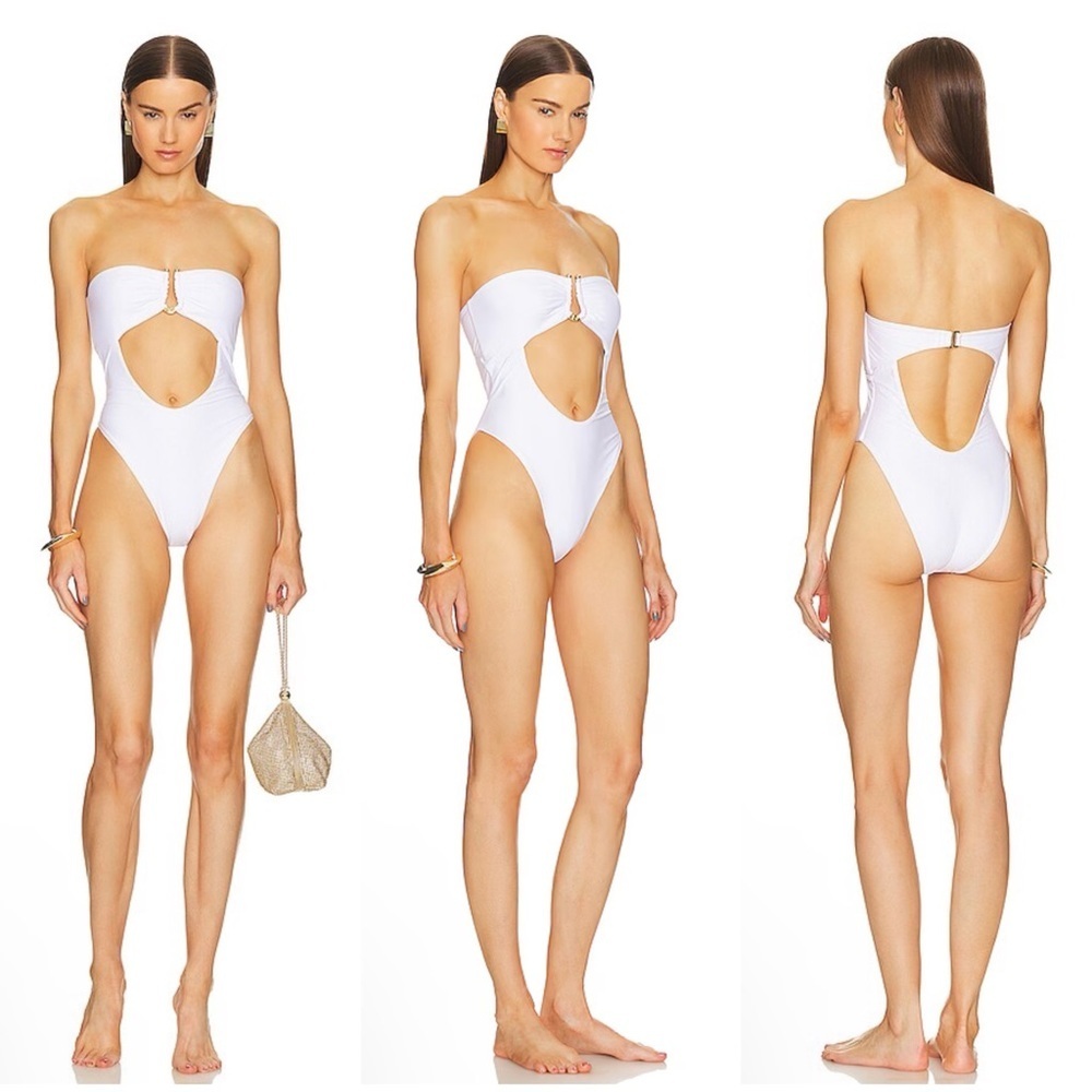Michael Costello x REVOLVE Amerie One Piece in White Size S